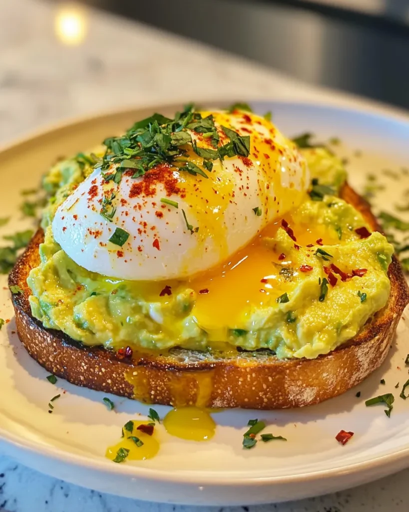 Avocado Toast with Poached Eggs