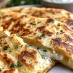 Cheese and Herb Parathas