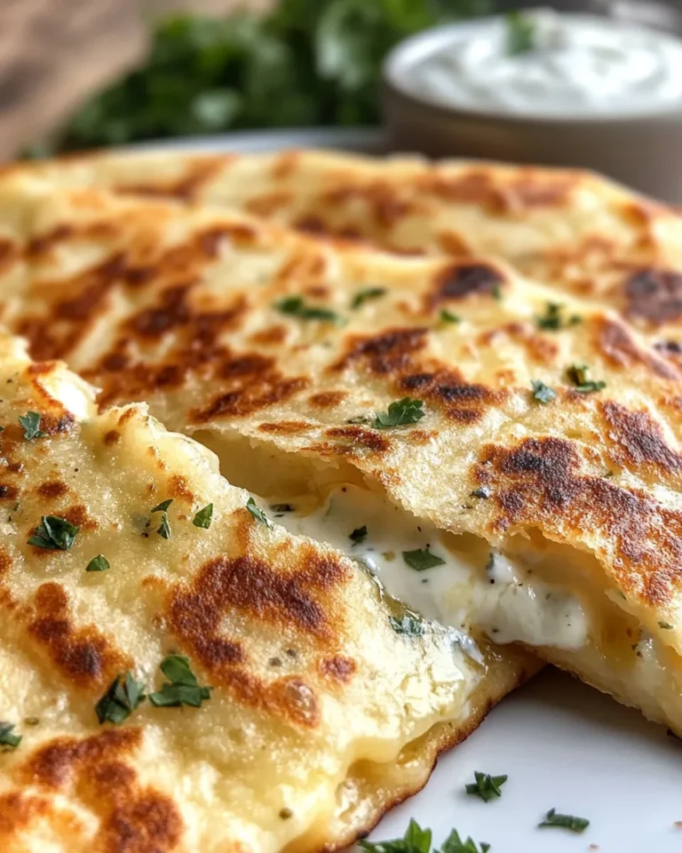 Cheese and Herb Parathas