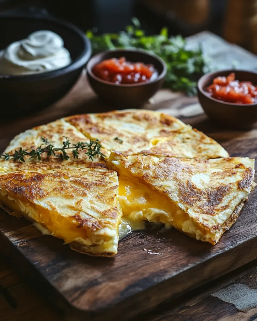 Egg and Cheese Quesadillas