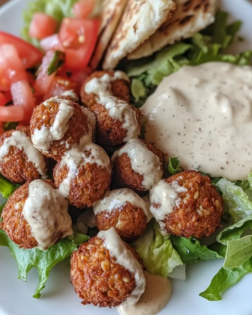 Falafel with Tahini Sauce