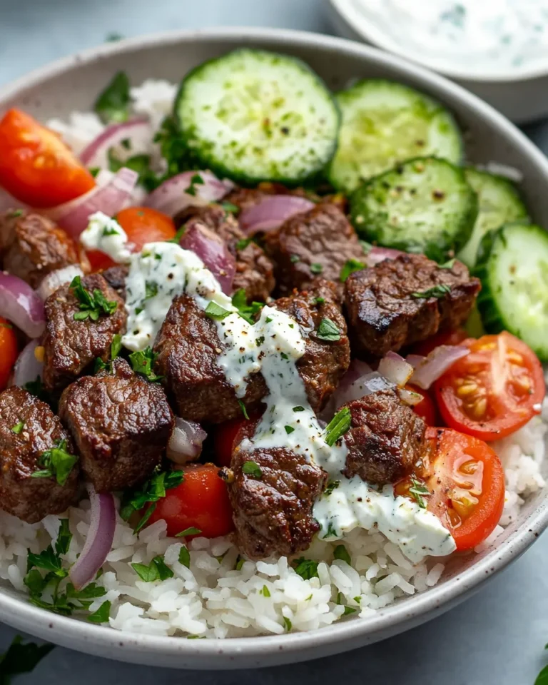 Halal Beef Kebab Rice Bowl