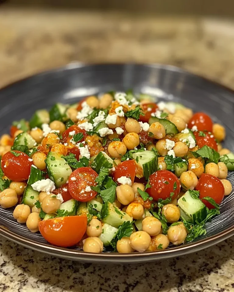 Harissa-Spiced Chickpea Salad