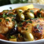 Moroccan Chicken and Olive Stew