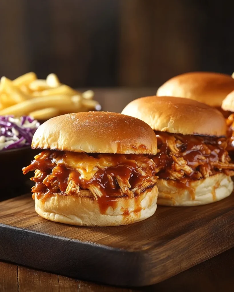 BBQ  Chicken Sliders
