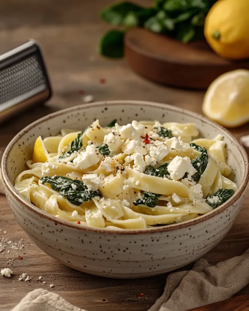 Spinach and Feta Pasta