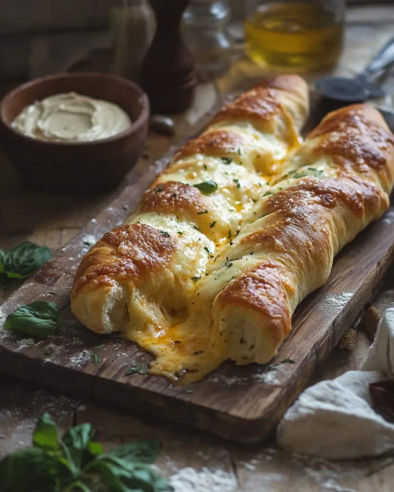 Stuffed cheese breadsticks