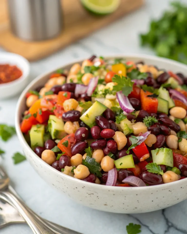 dense bean salad recipe