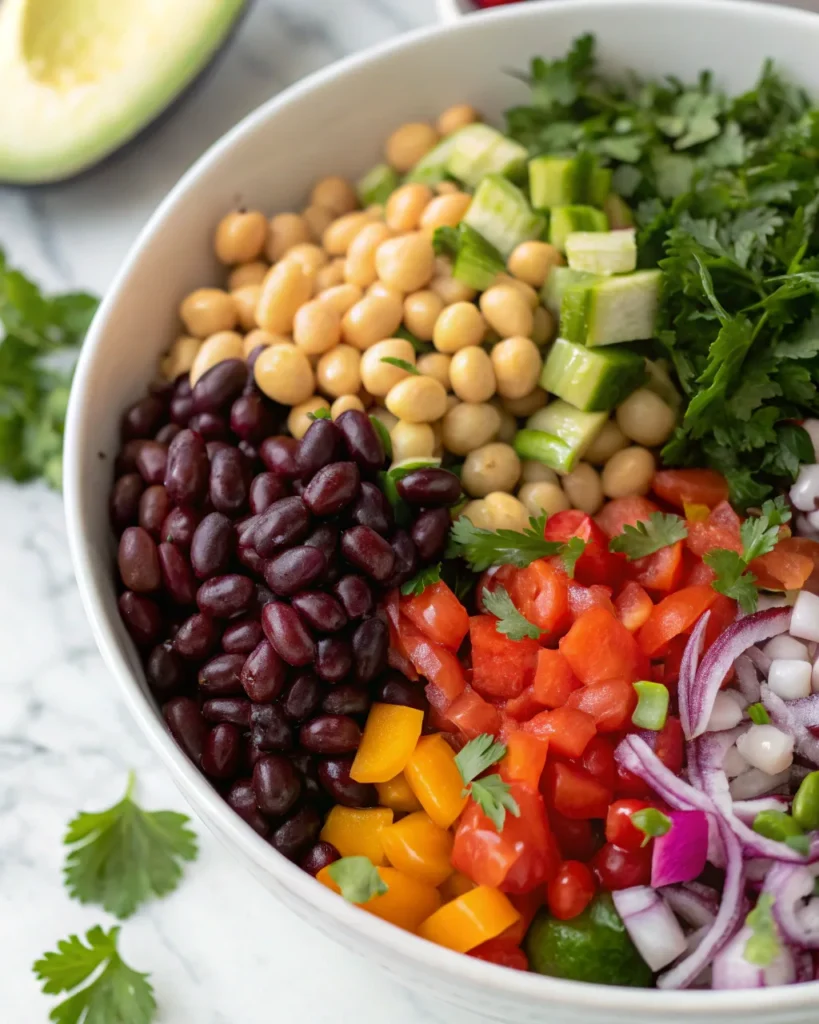 dense bean salad recipe