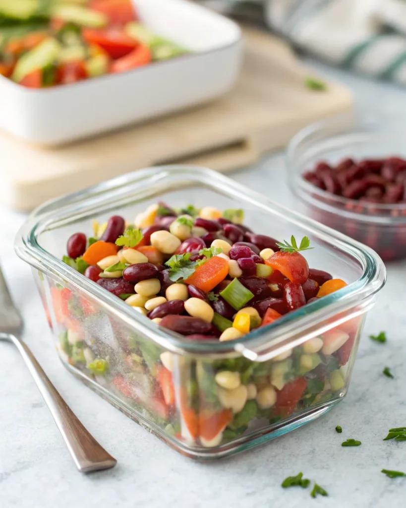 dense bean salad recipe