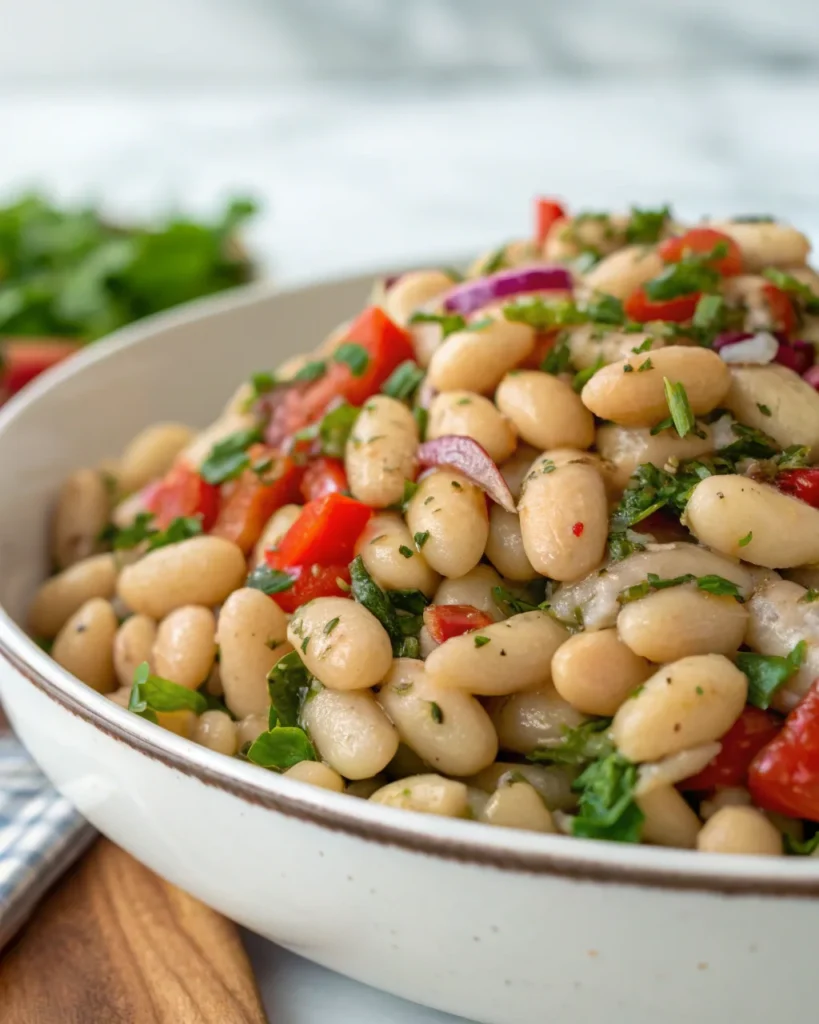 dense bean salad recipe