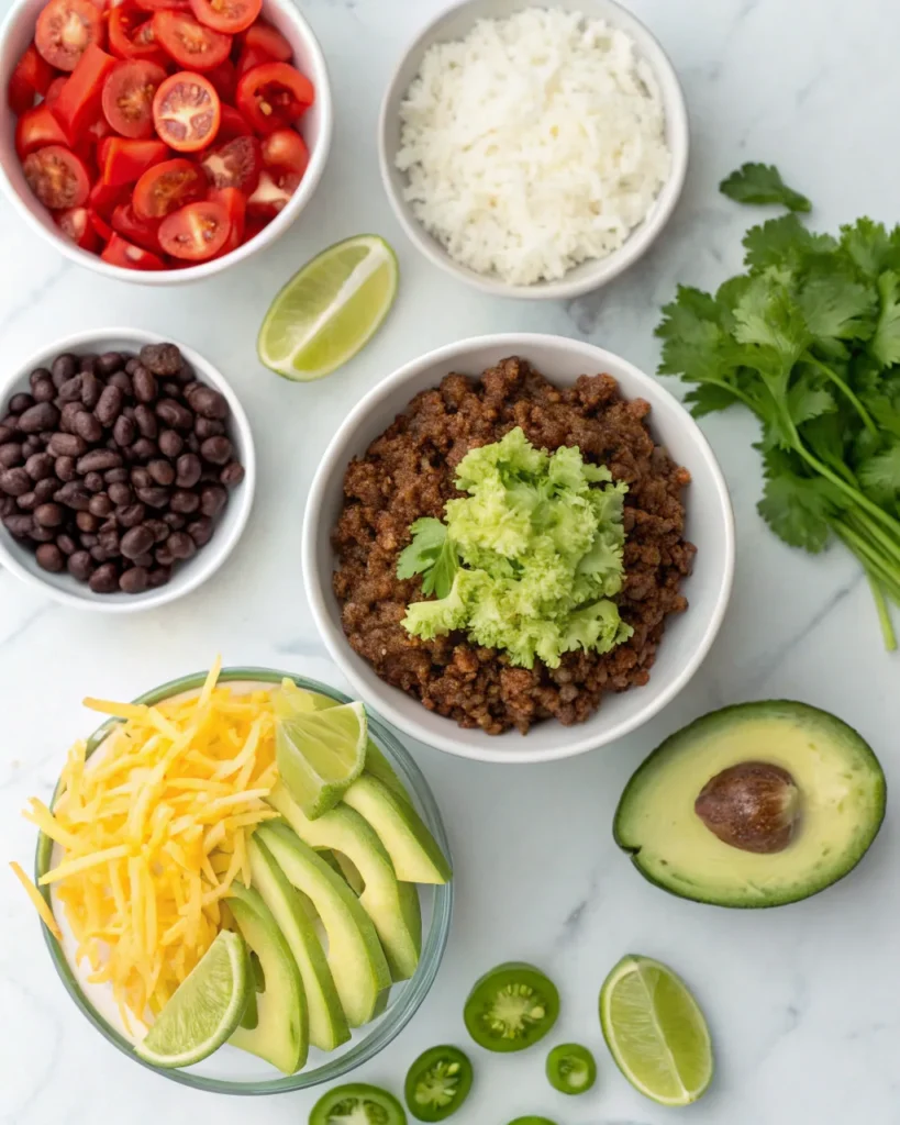 taco bowl recipe