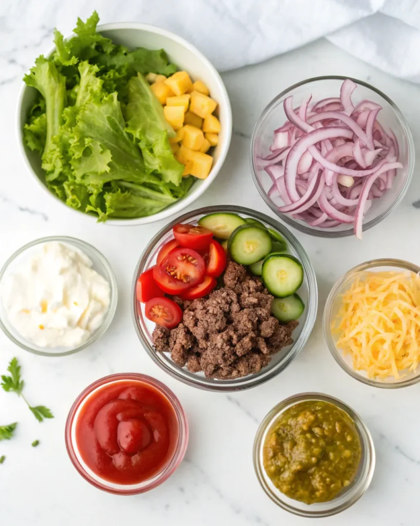 big mac salad recipe