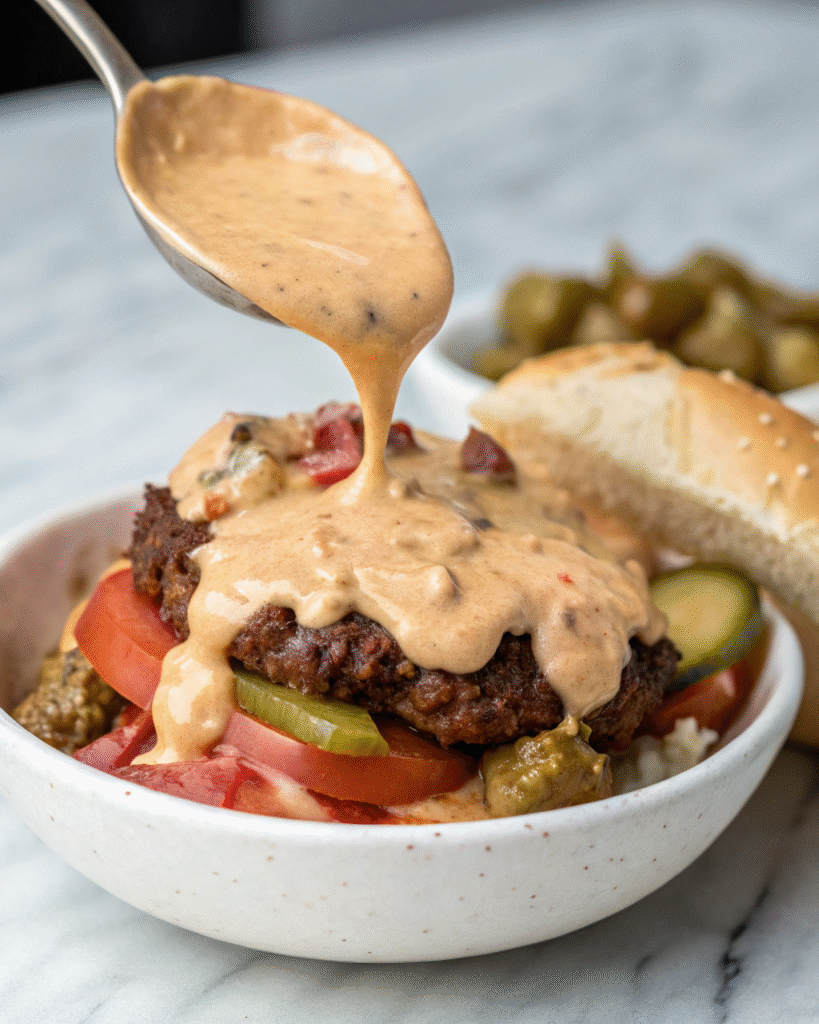 burger bowl recipe