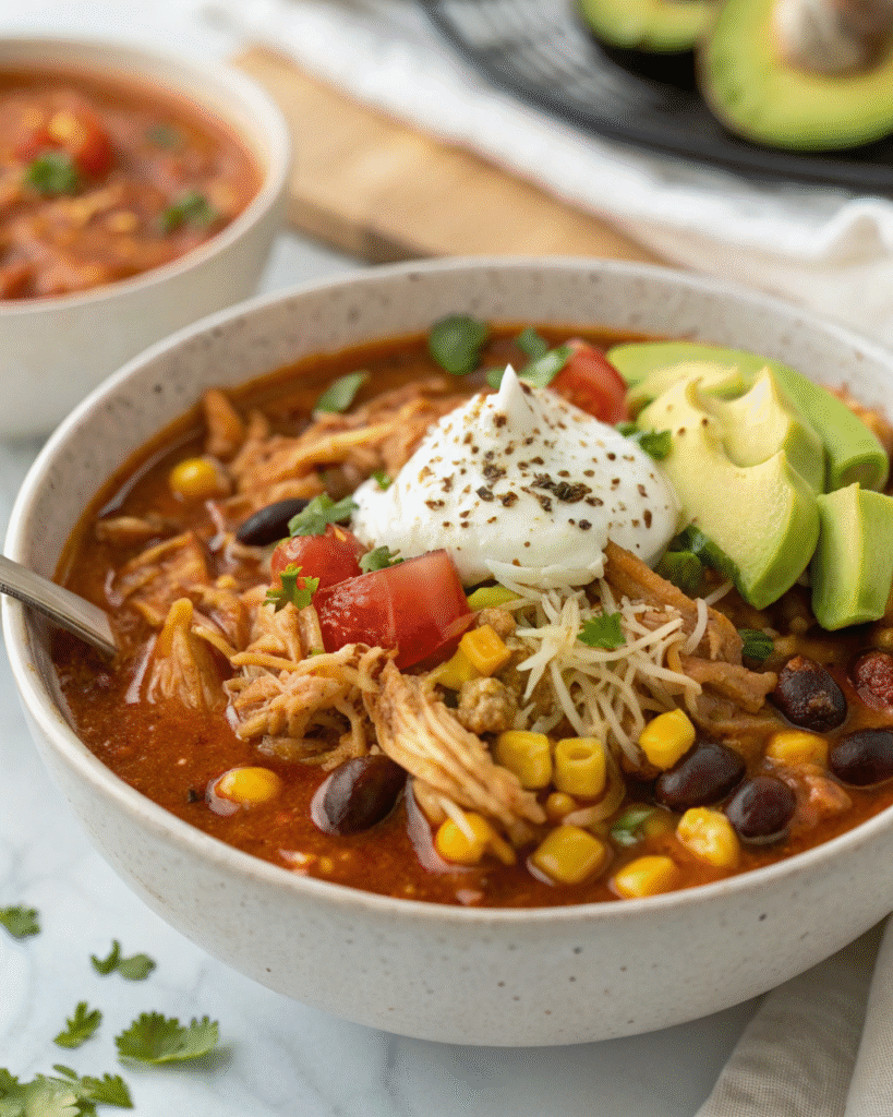 chicken taco soup recipe